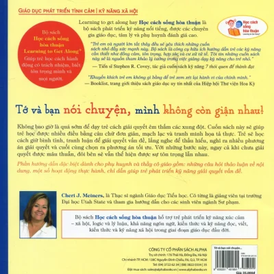 ETS – Học Cách Sống Hòa Thuận – Tớ Và Bạn Nói Chuyện, Mình Không Còn Giận Nhau! – Cheri J. Meiners M Ed, Meredith Johnson