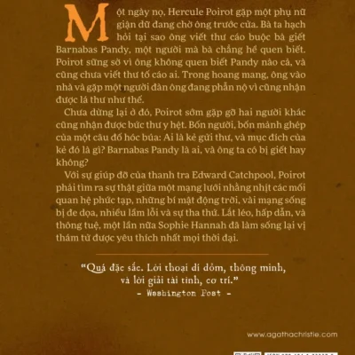 Bí Ẩn Ba Phần Tư – Sophie Hannah, Agatha Christie