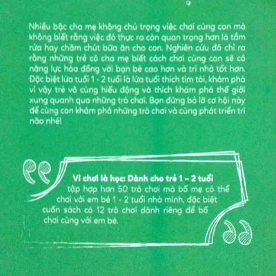 Vì Chơi Là Học – Dành Cho Trẻ 1 – 2 Tuổi – Tadashi Tsujii
