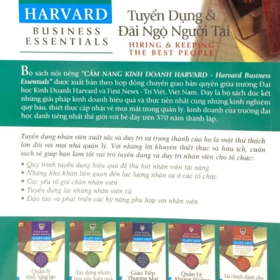 Cẩm Nang Kinh Doanh – Tuyển Dụng Và Đãi Ngộ Người Tài (Tái Bản 2016) – Harvard Business School