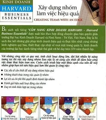 Cẩm Nang Kinh Doanh – Xây Dựng Nhóm Làm Việc Hiệu Quả (Tái Bản 2017) – Harvard Business School