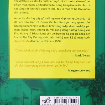 Anne Tóc Đỏ Dưới Chái Nhà Xanh – L. M. Montgomery