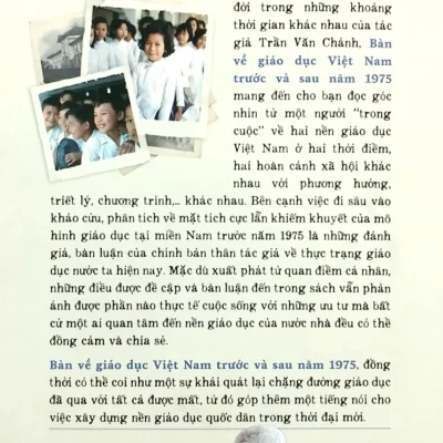 Bàn Về Giáo Dục Việt Nam Trước Và Sau Năm 1975 – Trần Văn Chánh