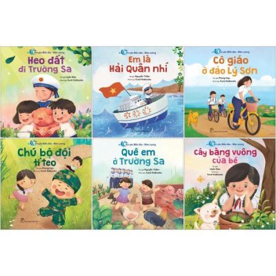 Combo Em Yêu Biển Đảo-Biên Cương (Bộ 6 Cuốn) - Phùng Hạo, Nguyễn Thắm, Uyên Đào, Funti Kidbooks