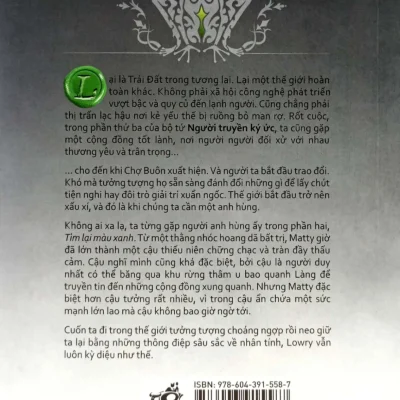 Người Truyền Ký Ức – Phần 3: Người Truyền Tin – Lois Lowry
