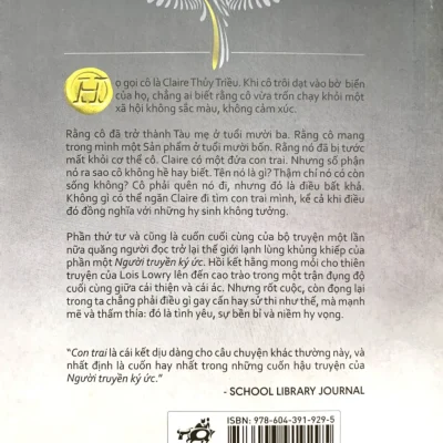 Người Truyền Ký Ức – Phần 4: Con Trai – Lois Lowry