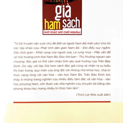 Già Ham Sách – Mơ Giấc Mơ Chữ Nghĩa – Trần Bảo Định