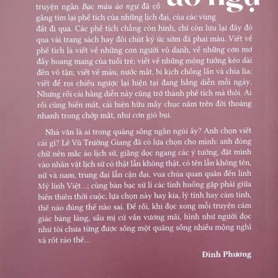 Bạc Màu Áo Ngự – Lê Vũ Trường Giang