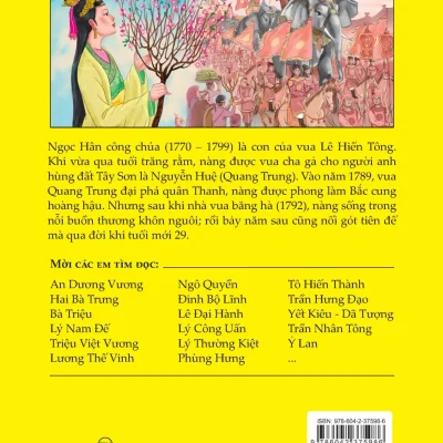 Tranh Truyện Lịch Sử Việt Nam – Ngọc Hân Công Chúa – Vương Trọng, Lê Minh Hải