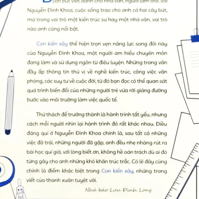 Con Kiến Xây – Nguyễn Đinh Khoa