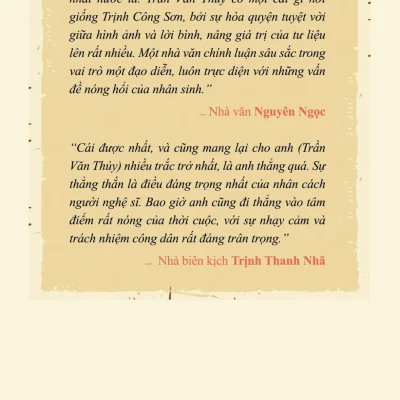 Chuyện Nghề Của Thủy – Lê Thanh Dũng, Trần Văn Thủy
