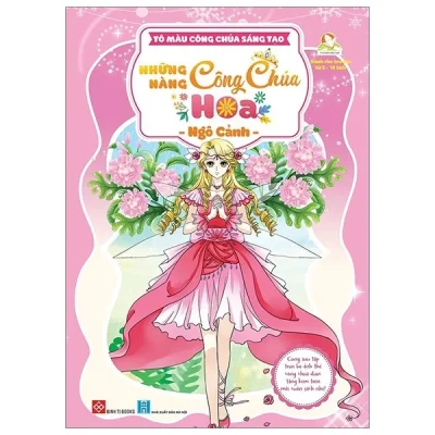 Tô Màu Công Chúa Sáng Tạo - Những Nàng Công Chúa Hoa - Ngô Cảnh