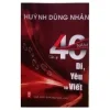 Hồi Ký 40 Năm Đi,Yêu Và Viết – Hùynh Dũng Nhân