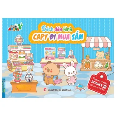 Sách Dán Hình – Capy Đi Mua Sắm – Little Angel