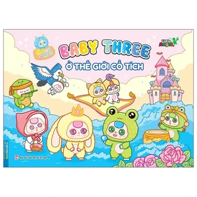 Sách Tô Màu – Baby Three Ở Thế Giới Cổ Tích – Little Angel