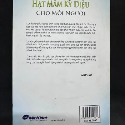 [Phiên Chợ Sách Cũ] Giáo Dục Là Hạt Mầm Kỳ Diệu Cho Mỗi Người, Duy Tuệ, 2011 1304