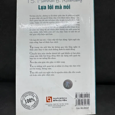 [Phiên Chợ Sách Cũ] Lựa Lời Mà Nói, Ts, Marshall B. Rosenberg, 2012 1304