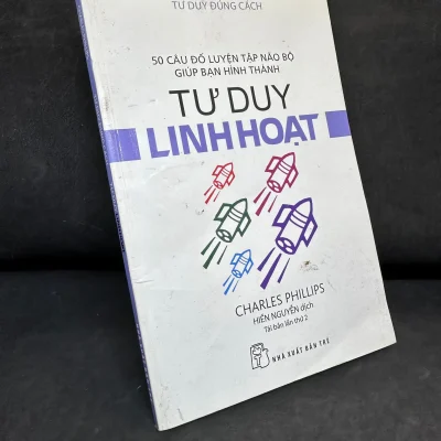 [Phiên Chợ Sách Cũ] 50 Câu Đố Luyện Tập Não Bộ Giúp Bạn Hình Thành Tư Duy Linh Hoạt, Tư Duy Đúng Cách, 2016 1304