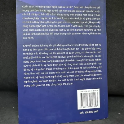 [Phiên Chợ Sách Cũ] Kỹ Năng Hành Nghề Luật Sư Tư Vấn – Trường Nhật Quang 2804, 2017