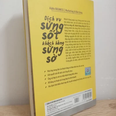 [Phiên Chợ Sách Cũ] Dịch Vụ Sửng Sốt Khách Hàng Sững Sờ (2019) – Kristin Anderson, Ron Zemke S1507