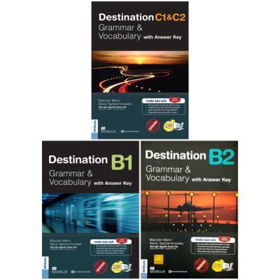 Combo Sách Destination - Grammar And Vocabulary with Answer Key - B1 + B2 + C1 And C2 (Bộ 3 Cuốn) - Malcolm Mann, Steve Taylore-Knowles