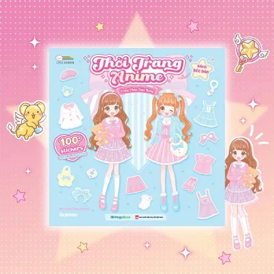 Sách Bóc Dán – Thời Trang Anime – Công Chúa Gấu Bông (2025) – Little Rainbow, Namoko Machinami, Gakken