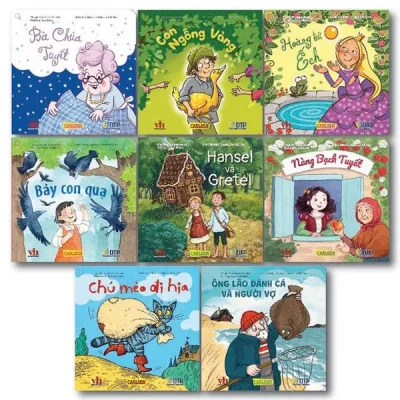 Bộ Sách Pixi Biết Tuốt – Những Câu Chuyện Cổ Tích Yêu Thích Của Pixi (Bộ 8 Cuốn) (2025) – The Grimm Brothers, Anke Evers