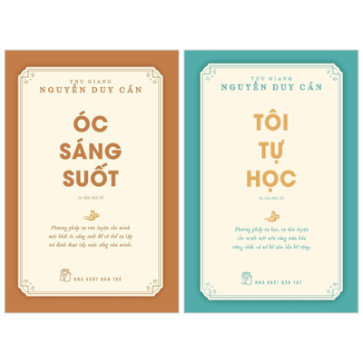 Combo Sách Óc Sáng Suốt + Tôi Tự Học (Bộ 2 Cuốn) - Thu Giang, Nguyễn Duy Cần