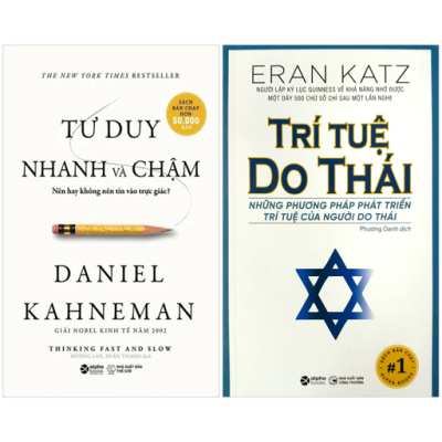 Combo Sách Tư Duy Nhanh Và Chậm + Trí Tuệ Do Thái (Bộ 2 Cuốn) - Daniel Kahneman, Eran Katz