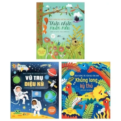 Combo Sách Tương Tác Vừa Học Vừa Chơi (Bộ 3 Cuốn) (2020) – Rebecca Gilpin, Erica Harrison