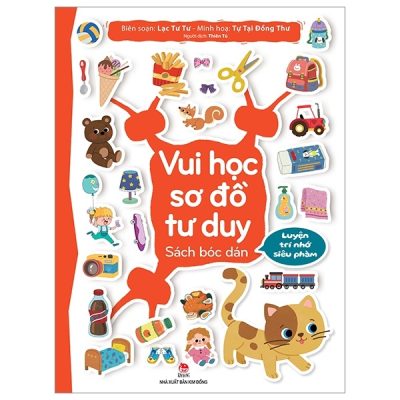 Vui Học Sơ Đồ Tư Duy - Sách Bóc Dán - Luyện Trí Nhớ Siêu Phàm (2022) - Lạc Tư Tư, Tự Tại Đồng Thư