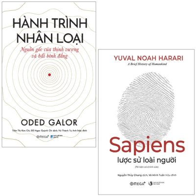Combo Sách Hành Trình Nhân Loại Nguồn Gốc Của Thịnh Vượng Và Bất Bình Đẳng + Sapiens Lược Sử Loài Người (Bộ 2 Cuốn) (2022) - Yuval Noah Harari, Oded Galor