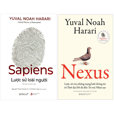 Combo Sách Sapiens Lược Sử Loài Người + Nexus - Lược Sử Của Những Mạng Lưới Thông Tin Từ Thời Đại Đồ Đá Đến Trí Tuệ Nhân Tạo (Bộ 2 Cuốn) - Yuval Noah Harari