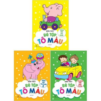 Combo Sách Bé Tập Tô Màu (2023) - Biên Thùy