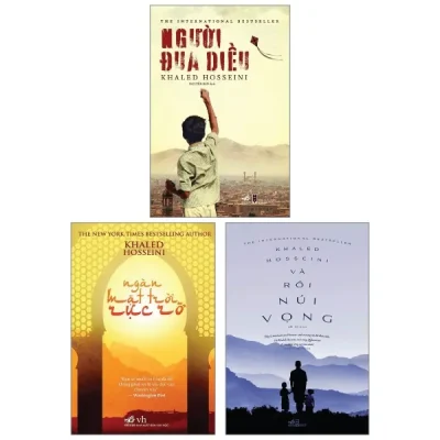 Combo Sách Khaled Hosseini – Người Đua Diều + Ngàn Mặt Trời Rực Rỡ + Và Rồi Núi Vọng (Bộ 3 Cuốn) – Khaled Hosseini