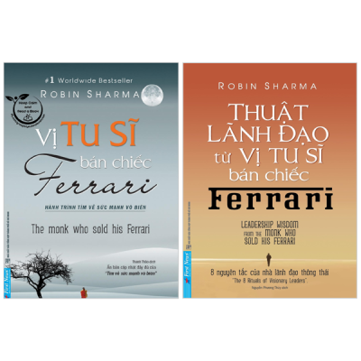 Combo Sách Vị Tu Sĩ Bán Chiếc Ferrari + Thuật Lãnh Đạo Từ Vị Tu Sĩ Bán Chiếc Ferrari (Bộ 2 Cuốn) - Robin Sharma