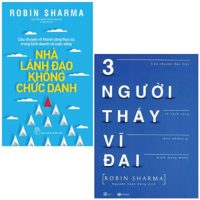 Combo Sách Ba Người Thầy Vĩ Đại + Nhà Lãnh Đạo Không Chức Danh (Bộ 2 Cuốn) - Robin Sharma