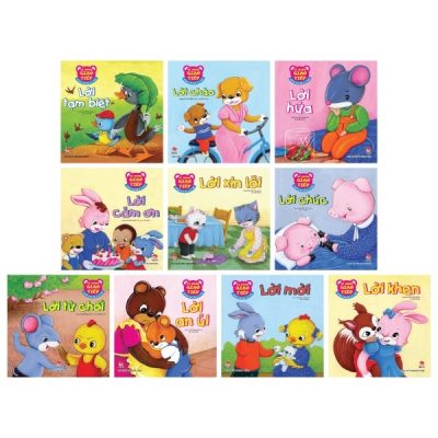 Bộ Sách Kĩ Năng Giao Tiếp - Dành Cho Bé 2 - 6 Tuổi (Bộ 10 Cuốn) (2022) - Hiếu Minh, Nguyễn Thanh Hà