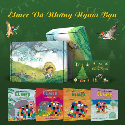 Hộp Quà Giáng Sinh Cho Bé Phát Triển Toàn Diện Về Tư Duy Và Tính Cách - Elmer Và Những Người Bạn (2024) - Nhiều Tác Giả