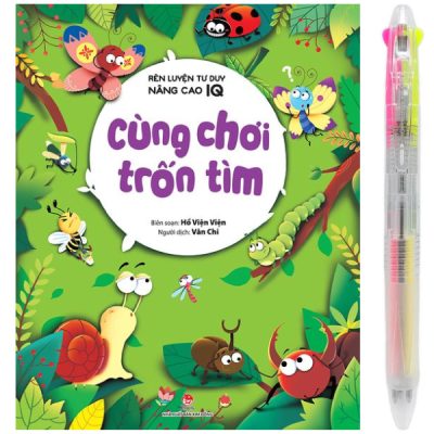 Combo Rèn Luyện Tư Duy - Cùng Chơi Trốn Tìm kèm Bút bi 3 ngòi Morning Glory (2022) - Hồ Viện Viện