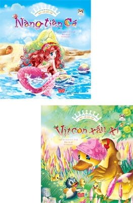 Combo Truyện Kể Cho Bé Trước Giờ Đi Ngủ - Ngày Xửa Ngày Xưa: Nàng Tiên Cá + Vịt Con Xấu Xí (Bộ 2 Cuốn) (2018) - Nhiều Tác Giả