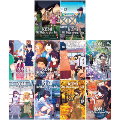 Combo Manga - Komi - Nữ Thần Sợ Giao Tiếp: Tập 11 - 20 (Bộ 10 Tập) - Tomohito Oda