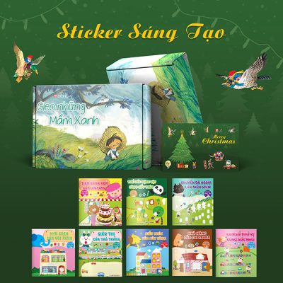 Hộp Quà Giáng Sinh Cho Bé Phát Triển Toàn Diện Về Tư Duy Và Tính Cách - Sticker Sáng Tạo (2024) - Nhiều Tác Giả