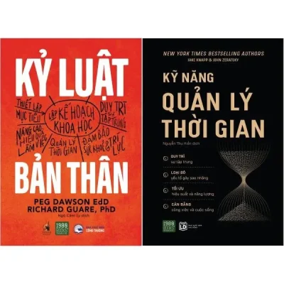 Combo Sách Kỷ Luật Bản Thân + Kỹ Năng Quản Lý Thời Gian (Bộ 2 Cuốn) (2022) – Peg Dawson, Richard Guare,Jake Knapp, John Zeratsky