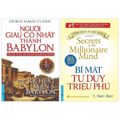 Combo Sách Bí Mật Tư Duy Triệu Phú + Người Giàu Có Nhất Thành Babylon (Bộ 2 Cuốn) - George S Clason, T Harv Eker