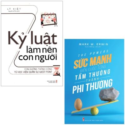 Combo Sách Kỷ Luật Làm Nên Con Người + Sức Mạnh Biến Cuộc Sống Tầm Thường Thành Phi Thường (Bộ 2 Cuốn) - Lý Kiệt, MARK W ERWIN