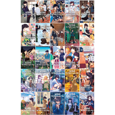 Combo Manga - Komi - Nữ Thần Sợ Giao Tiếp: Tập 1 - 25 (Bộ 25 Tập) - Tomohito Oda