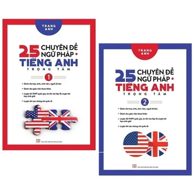 Combo 25 Chuyên Đề Ngữ Pháp Tiếng Anh Trọng Tâm - Tập 1 + 2 (Bộ 2 Cuốn) (2018) - Trang Anh