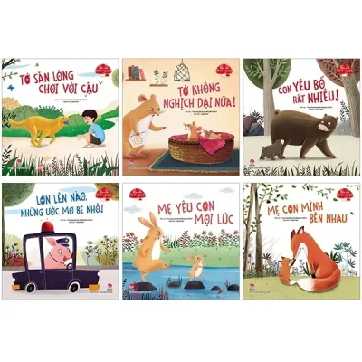 Combo Bên Con Mỗi Ngày (Bộ 6 Cuốn) (2020) - Trung Tâm Giáo Dục Nhi Đồng Dino Little Q