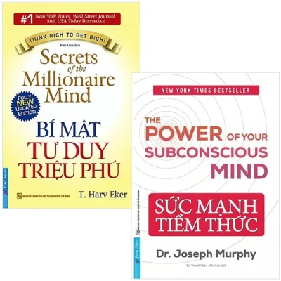 Combo Sách Sức Mạnh Tiềm Thức + Bí Mật Tư Duy Triệu Phú (Bộ 2 Cuốn) (2021) - Joseph Murphyc, T Harv Eker